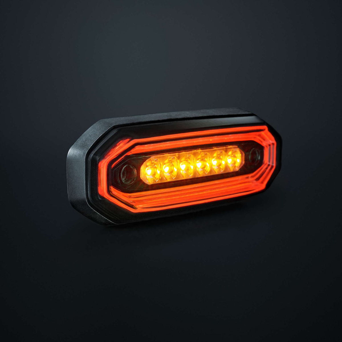 Strands FOR9T AURA DIRECTIONELE WAARSCHUWINGSLAMP 6 LED Rood/Amber