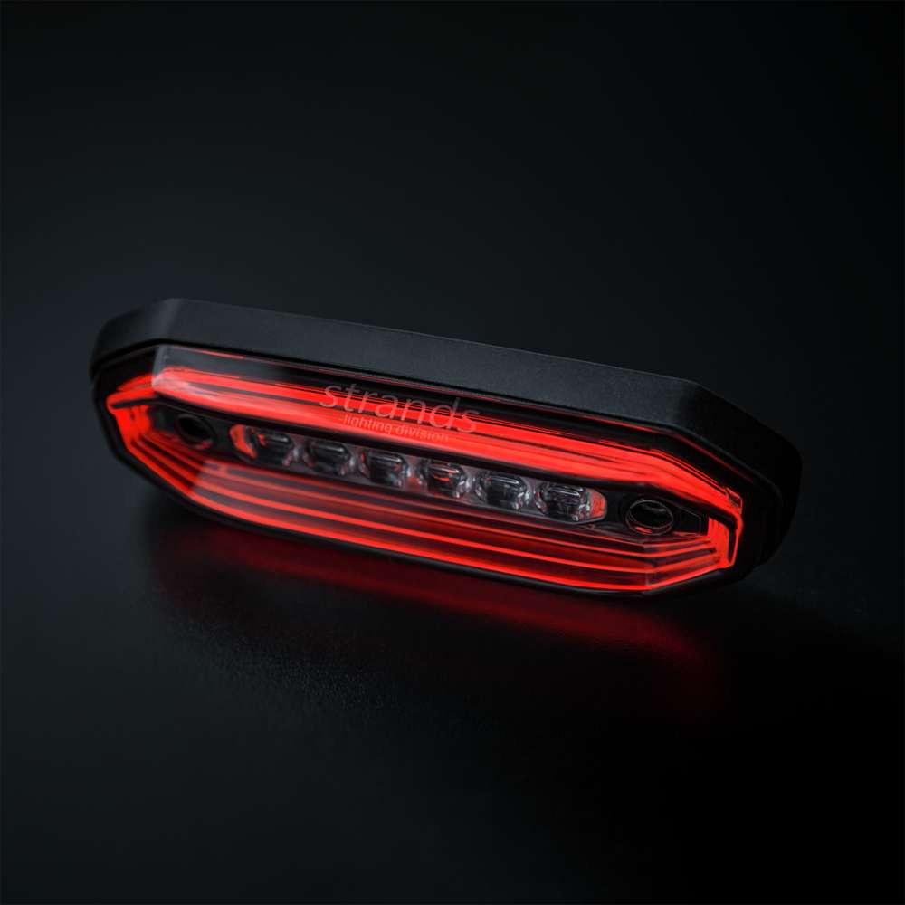 Strands FOR9T AURA DIRECTIONELE WAARSCHUWINGSLAMP 6 LED Rood/Amber