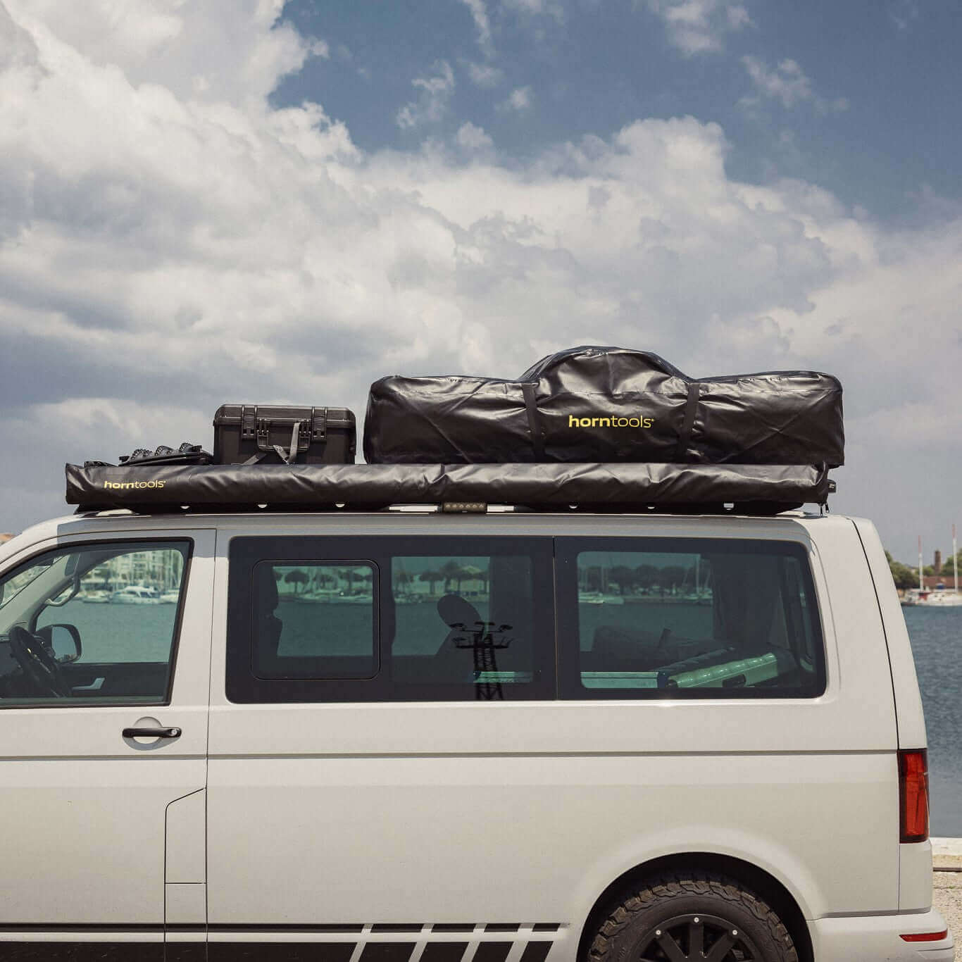 Dachträger ExRoof für VW T5 / T5.1 / T6 / T6.1 – L1 / SWB (Multivan, Transporter, Caravelle, Kombi)