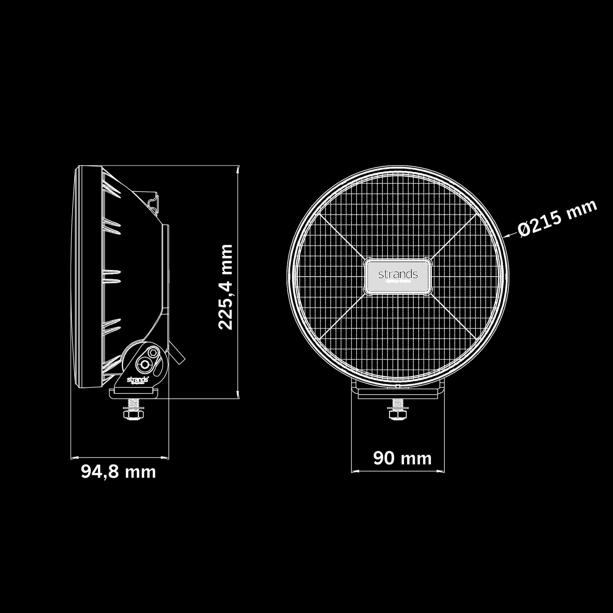 Strands IZE LED OG DRIVING LIGHT 9″