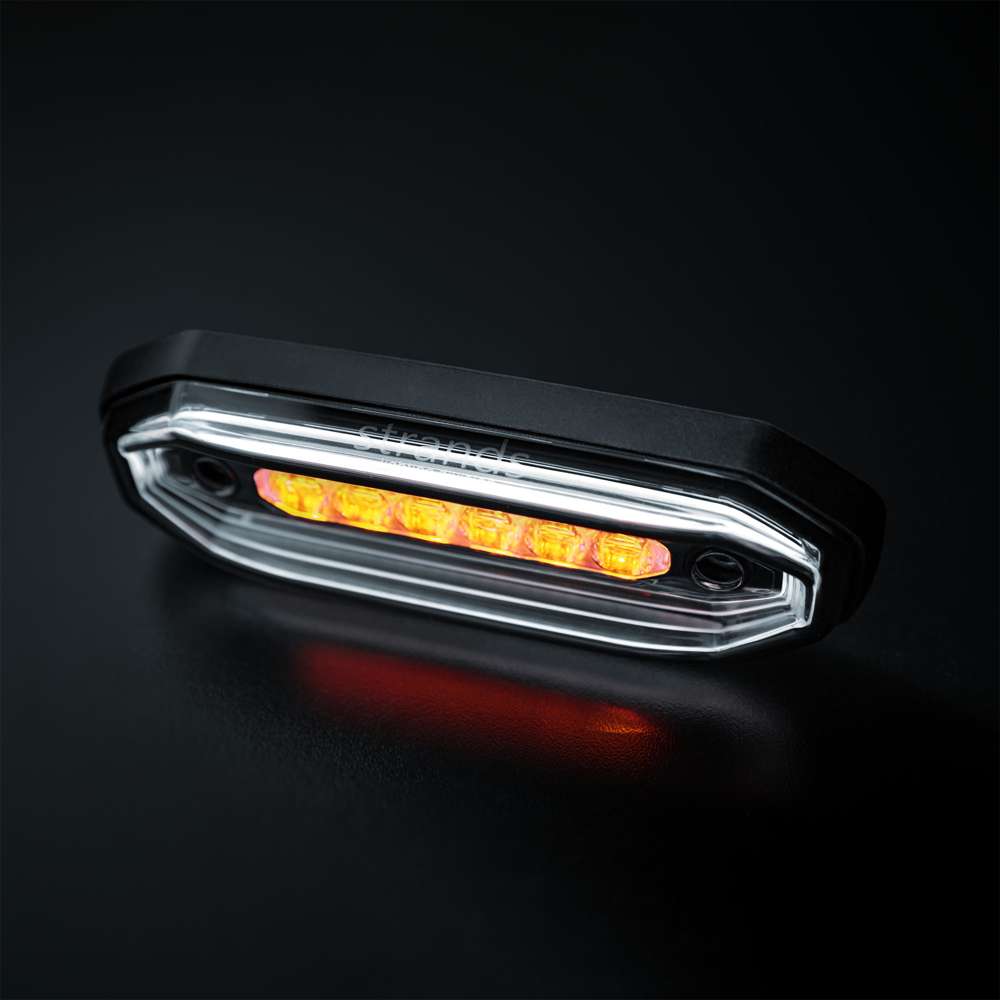 Strands FOR9T AURA FEU D'AVERTISSEMENT DIRECTIONNEL 6 LED Blanc/Ambre