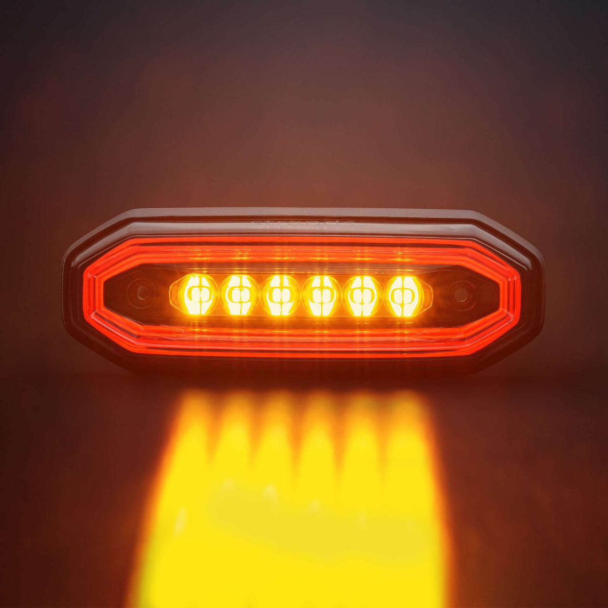 Strands FOR9T AURA DIRECTIONELE WAARSCHUWINGSLAMP 6 LED Rood/Amber
