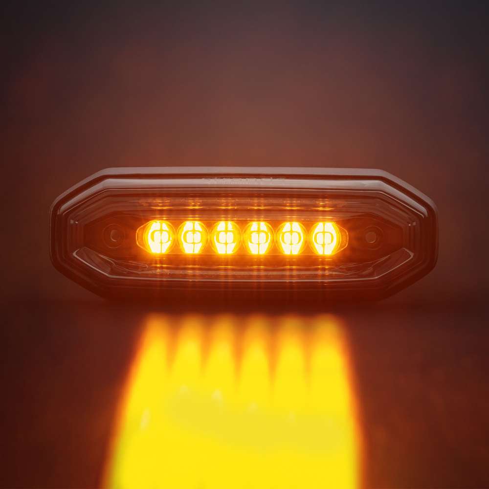 Strands FOR9T AURA DIRECTIONELE WAARSCHUWINGSLAMP 6 LED Rood/Amber