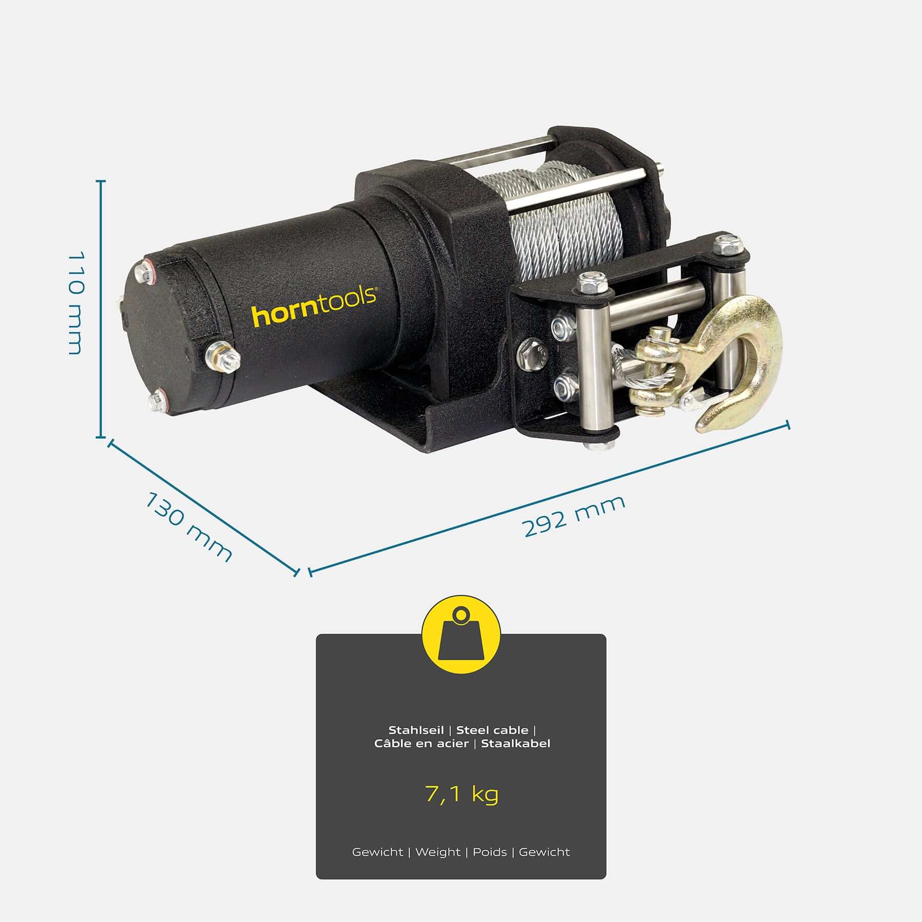 Treuil à câble Beta 0,9 tonne