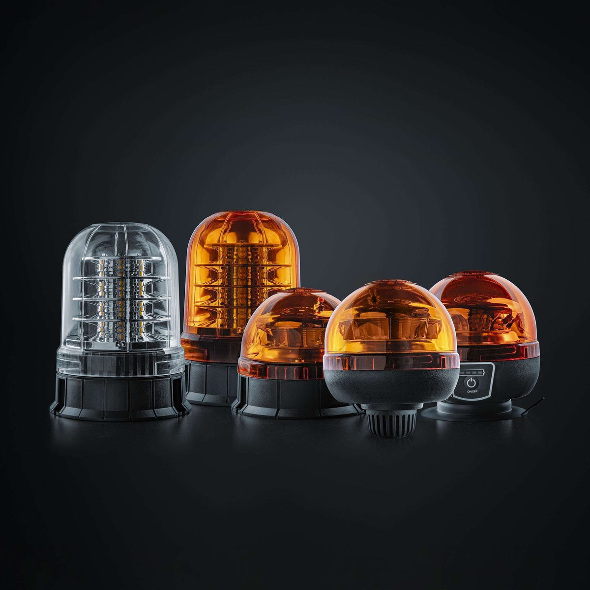 Strands BIG ENERGY PORTABLE WARNING LIGHT BEACON AMBER LENS