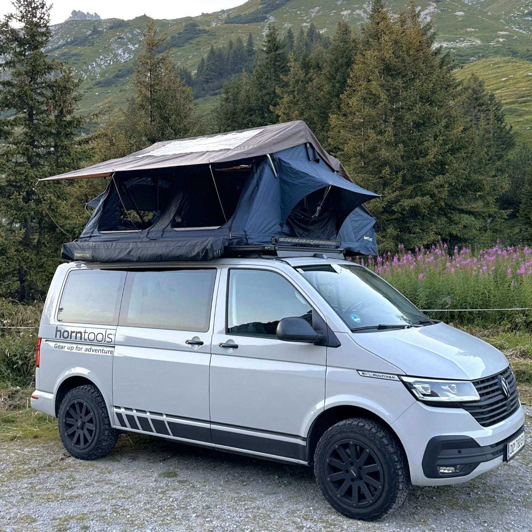 Roof tent Elements Gen II for 4 people - 220 cm - Ocean color